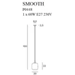 SMOOTH - Maxlight-P0448 - Függeszték