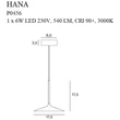 HANA - Maxlight-P0456 - Függeszték