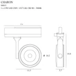 CHARON - Maxlight-S0013 - Szpotlámpa 3 fazisú sínrendszerhez