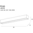 KROM - Maxlight-W0226 - Fali lámpa