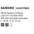 SANDRO - NovaLuce-41637801 - Fali lámpa