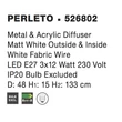 PERLETO - NovaLuce-526802 - Függeszték