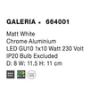 GALERIA - NovaLuce-664001 - Fali lámpa