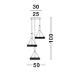 CORONA - NovaLuce-7402401 - Függeszték