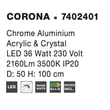 CORONA - NovaLuce-7402401 - Függeszték