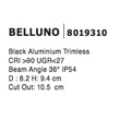 BELLUNO - NovaLuce-8019310 - Beépíthető lámpa