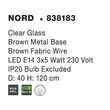 NORD - NovaLuce-838183 - Függeszték