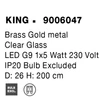 KING - NovaLuce - NL-9006047 - Függeszték