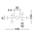 PIELO - NovaLuce - NL-9043312 - Függeszték