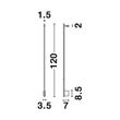 GROPIUS - NovaLuce-9081120 - Fali lámpa