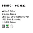 BENITO - NovaLuce-9123522 - Fali lámpa