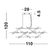 ATOMO - NovaLuce-9180614 - Függeszték