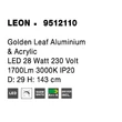LEON - NovaLuce-9512110 - Állólámpa
