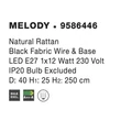 MELODY - NovaLuce-9586446 - Függeszték