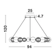 BRILLE - NovaLuce - NL-9695202 - Függeszték