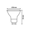 GU10-LED fényforrás 5W 3000K 400lm 60° - 1100