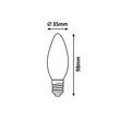 Rabalux E14-LED filament fényforrás 6W 3000K 800lm 360° - 1298