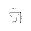 GU10-LED fényforrás 3W 4000K 240lm 100° - 1533