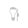 E27-LED fényforrás 8W 3000K 630lm 120° - 1625