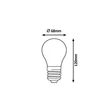 Rabalux E27-LED filament fényforrás 12W 3000K 2000lm 360° - 1933