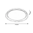Rabalux ARCADIA mennyezet lámpa LED fém szürke műanyag fehér - 3482