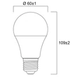 E27-LED fényforrás 13W 2700K 1521lm - Sylvania