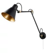 1 LIGHT - Searchlight-7403BK - Fali lámpa