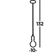 CABLE SUSPENSION - Searchlight-7461CC - Függeszték