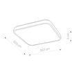 AGNES SQUARE LED - Nowodvorski - TL-8135 - Mennyezet Lámpa