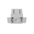 Lucide TRIMLESS beépíthető lámpa alumínium fehér GU10 IP20 - 09925/01/31