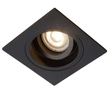 Lucide EMBED beépíthető lámpa fém fekete GU10 IP20 - 22959/01/30