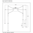 Lucide LORENZ függeszték alumínium fekete LED IP20 - 74403/06/30