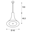 BATO 45 - slv-1000435 - Függeszték