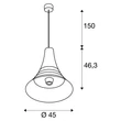 BATO 45 - slv-1000438 - Függeszték