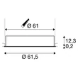 MEDO LED - slv-1001907 - Beépített lámpa