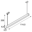 SIGHT TRACK - slv-1002048 - Függeszték 3-fázisú sínrendszerhez