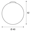 ROTOBALL 40 - slv-1002052 - Mennyezet lámpa