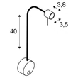 DIO FLEX PLATE - slv-1002607 - Fali lámpa