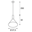 PHELIA - slv-1002949 - Függeszték