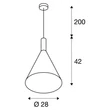 PHELIA - slv-1002950 - Függeszték