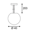 ROTOBALL 40 - slv-165410 - Függeszték