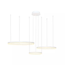 Azzardo Halo függeszték fém, fehér, LED, 3000K-6000K, 90W, 8760lm - AZ-4971
