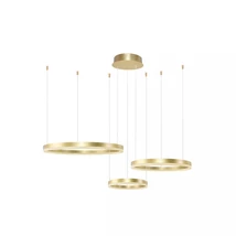 Azzardo Halo függeszték fém, arany, LED, 3000K-6000K, 90W, 8760lm - AZ-4973