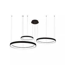 Azzardo Agnes függeszték fém, fekete, LED, 3000K-6500K, 120W, 6600lm - AZ-5024