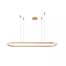 Azzardo Elena függeszték fém, arany, LED, fényerőszabályozható, 3000K, 60W, 3200lm - AZ-5058