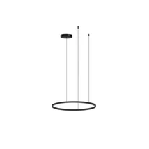 Azzardo Halo függeszték fém, fekete, LED, 3000K-6000K, 60W, 3600lm - AZ-5343