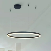 Azzardo Halo függeszték fém, fekete, LED, 3000K-6000K, 90W, 5400lm - AZ-5347