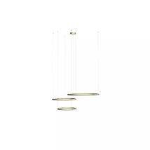 Azzardo Halo függeszték fém, arany, LED, 3000K-6000K, 180W, 10800lm - AZ-5350