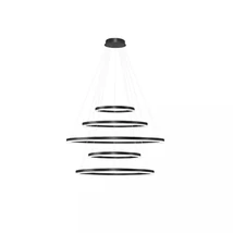 Azzardo Halo függeszték fém, fekete, LED, 3000K-6000K, 180W, 10800lm - AZ-5351