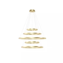 Azzardo Halo függeszték fém, arany, LED, 3000K-6000K, 180W, 10800lm - AZ-5352